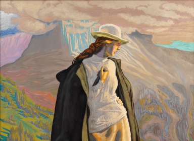 J.F. Willumsen, A Lady Mountain Climber, 1912, © J.F. Willumsen / VISDA.
