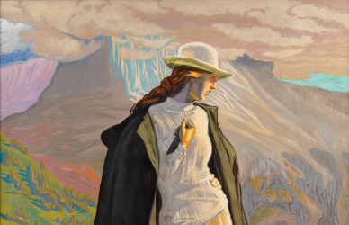 J.F. Willumsen, A Lady Mountain Climber, 1912, © J.F. Willumsen / VISDA.